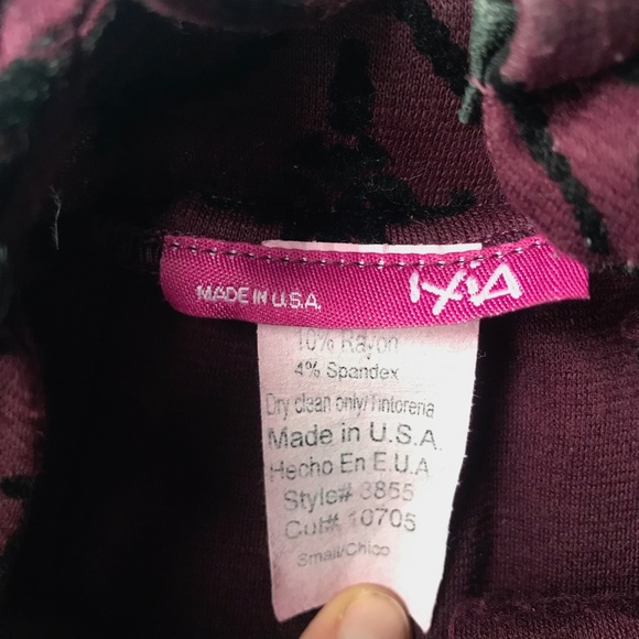 Ixia Burgundy Fit & Flare Open Back Mini Dress - Picture 3 of 7